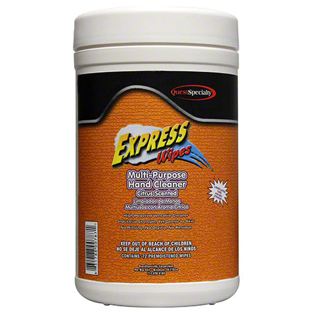 Quest Express Wipes Hand Sanitizer, 72 ct., 6/cs