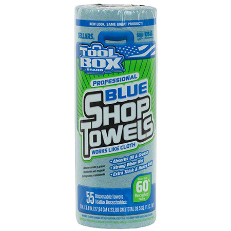 Sellars® Tool Box® Z400 Blue Shop Towels - 55 ct., 30/case