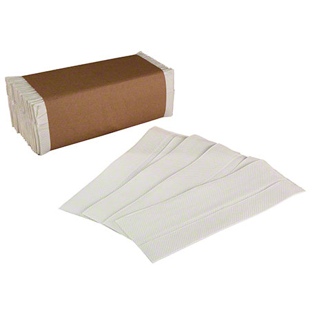 Marcal Pro® C-Fold Towel - 12.875" x 10.125", White, 16/150/case