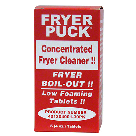 Quest Fryer Puck® Fryer Boil-Out Deep Fryer Cleaner Tablet, 30 pcs, 6x5/case